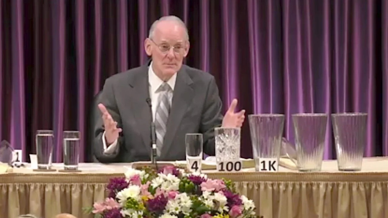 During Part 493 on February 17, 2024, David C. Pack of The Restored Church of God explains a new Kingdom table layout.