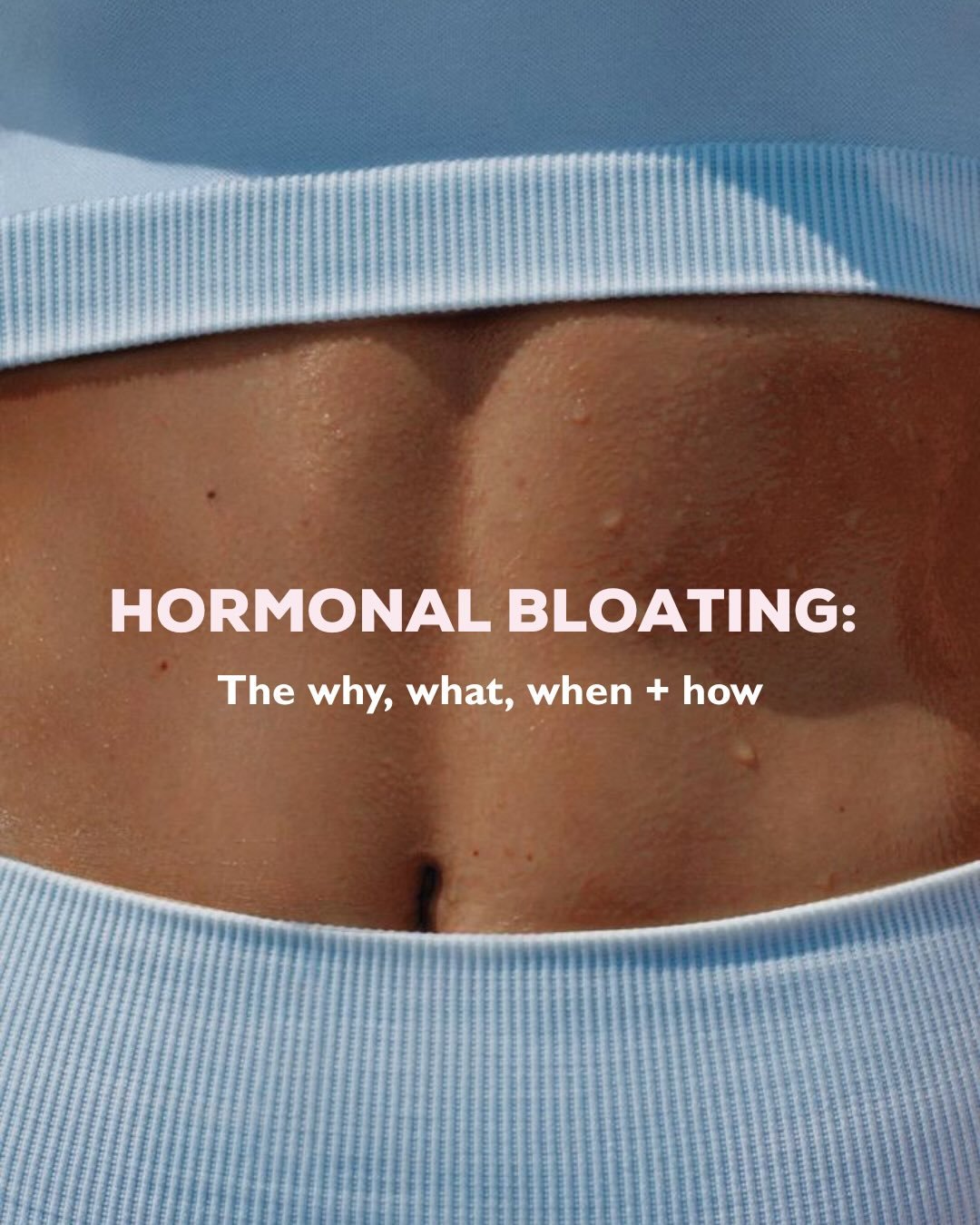 If your stomach goes from flat to &ldquo;pregnant&rdquo; by the end of the day&hellip; it&rsquo;s probably not just the food 🤰🏻 

Hormones influence fluid balance, gut motility, and microbial fermentation, which is why bloating often worsens around