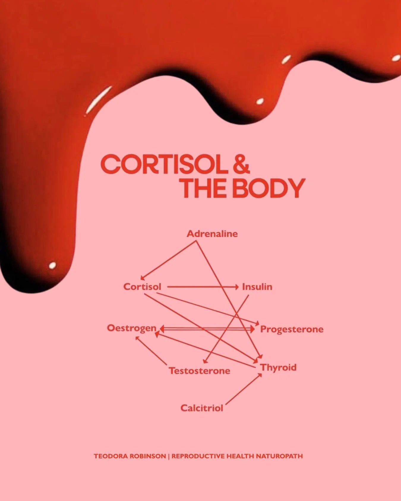 One of the first things I look at in clinic is stress physiology.

Not because the nervous system is the latest wellness trend (even though my IG says it is 😅) but because it shows up in almost every hormone case I see.

Cortisol is often reduced to