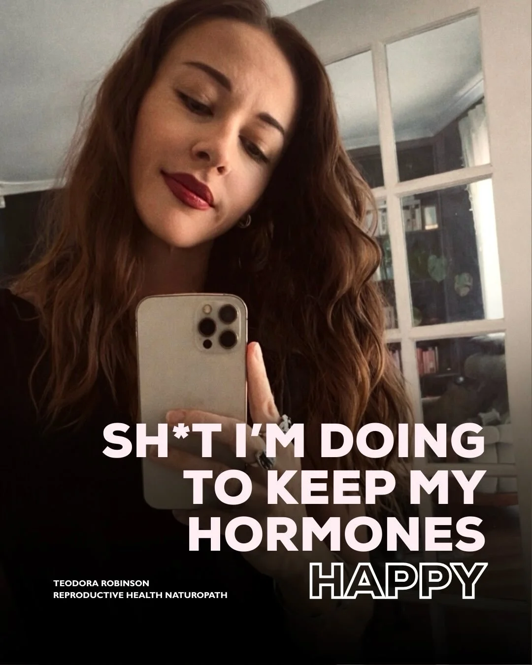 *sigh* not exactly a spring chicken anymore..

Here&rsquo;s what I&rsquo;m doing at 37 to keep my hormones happy.

And yes, obviously the backing track had to be a 90s classic.
My millennial heart wouldn&rsquo;t allow anything else.