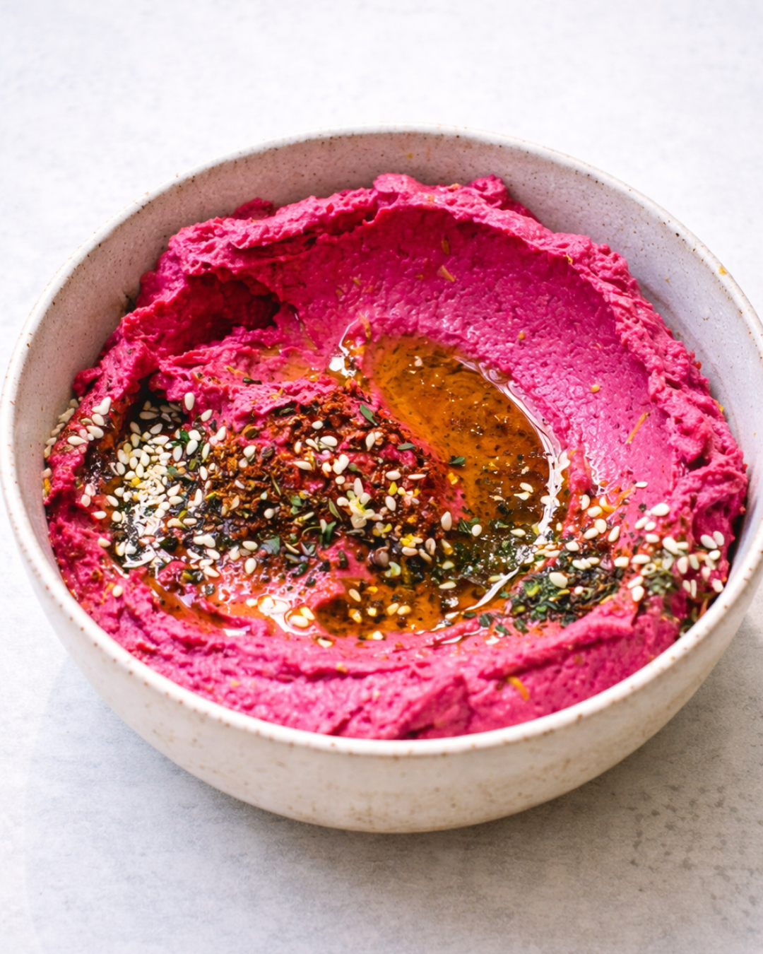 Beetroot Hummus, Avocado Toast &amp; Eggs