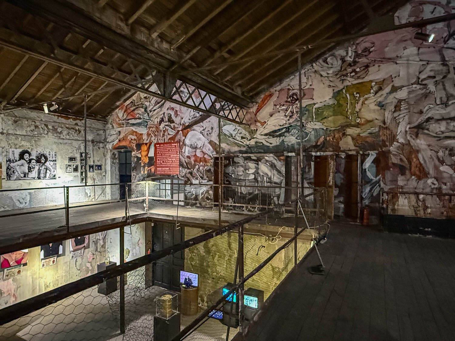 View of the exhibition installation on the second floor