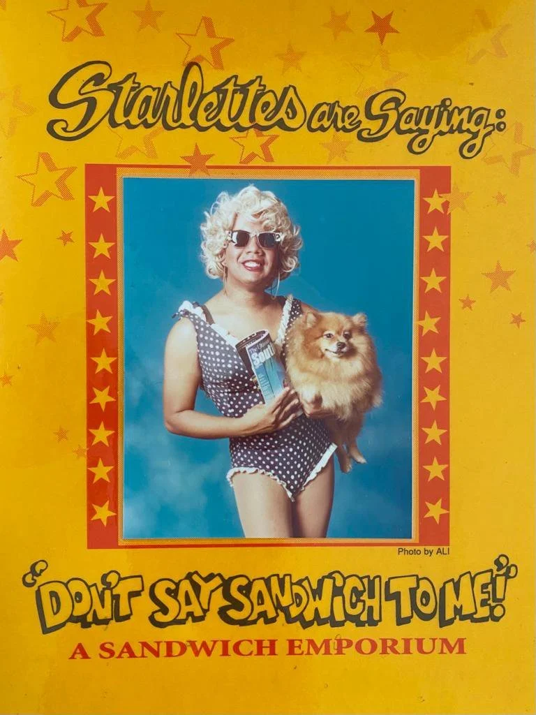 Rafaela, menu cover, 1990s