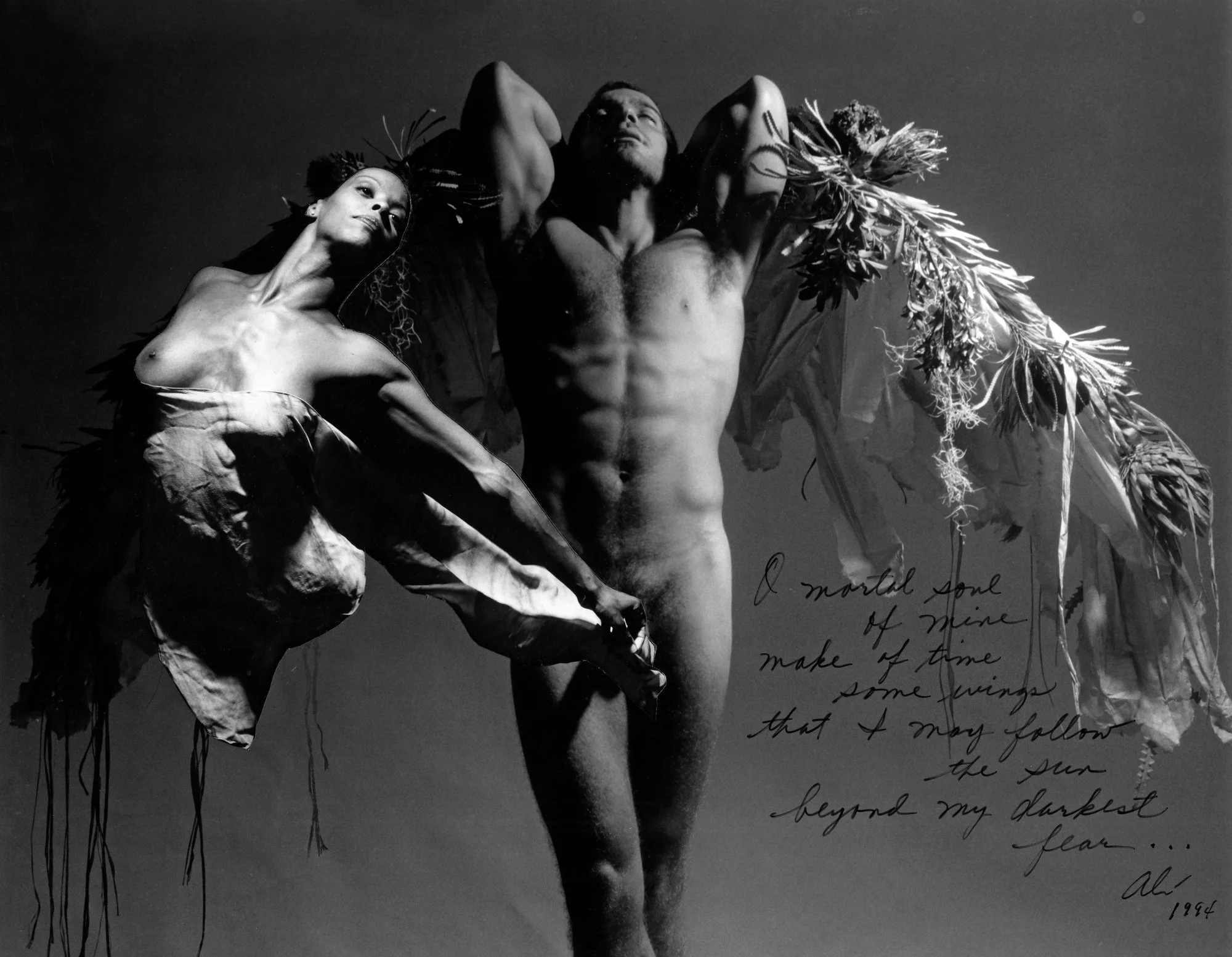 Eros of Dreams 07, "O mortal soul of mine...", signed 1994