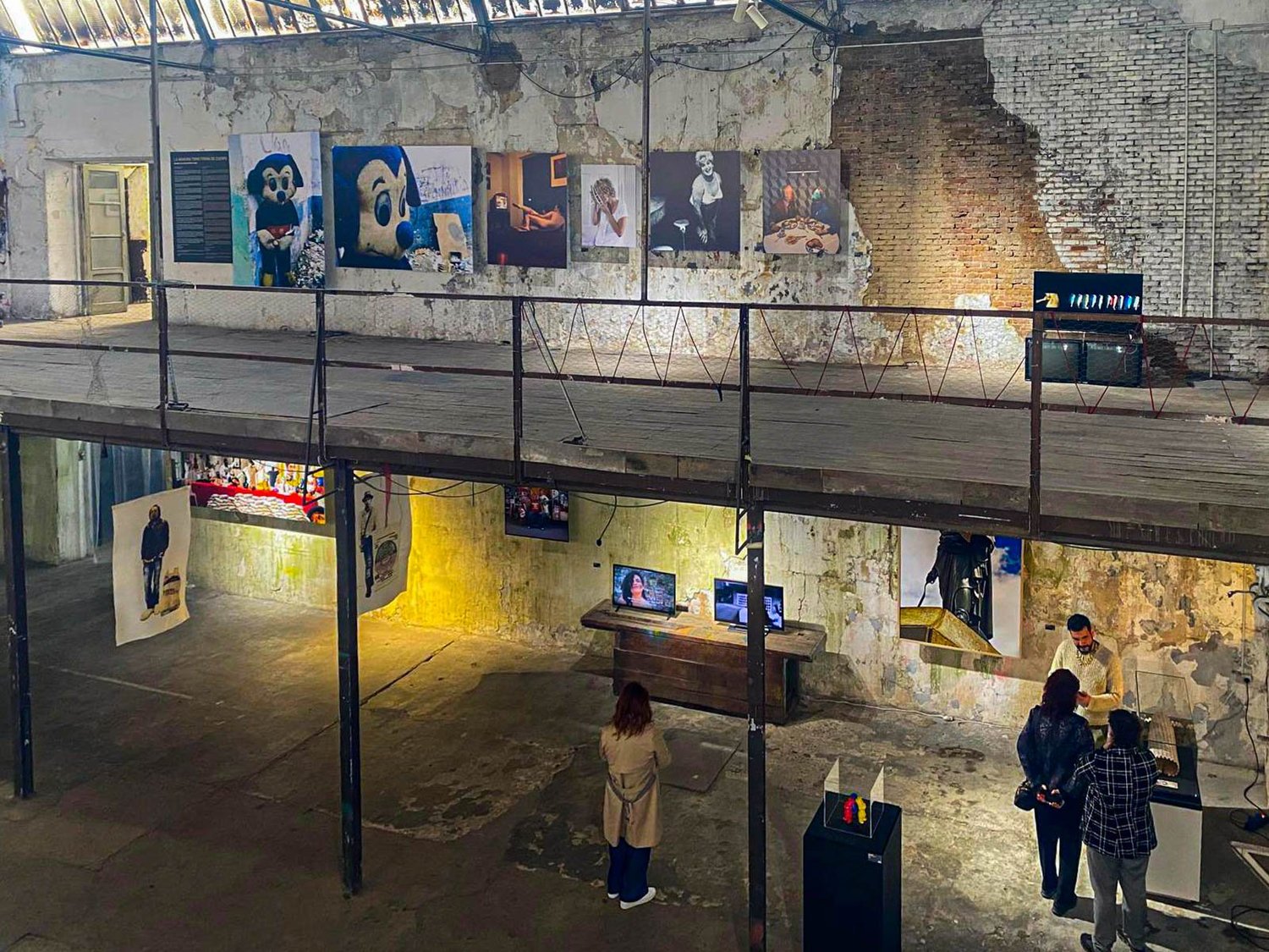 View of the main hall of Museo La Neomudéjar during the Fuentes Angarita Collection exhibition, Madrid 2026