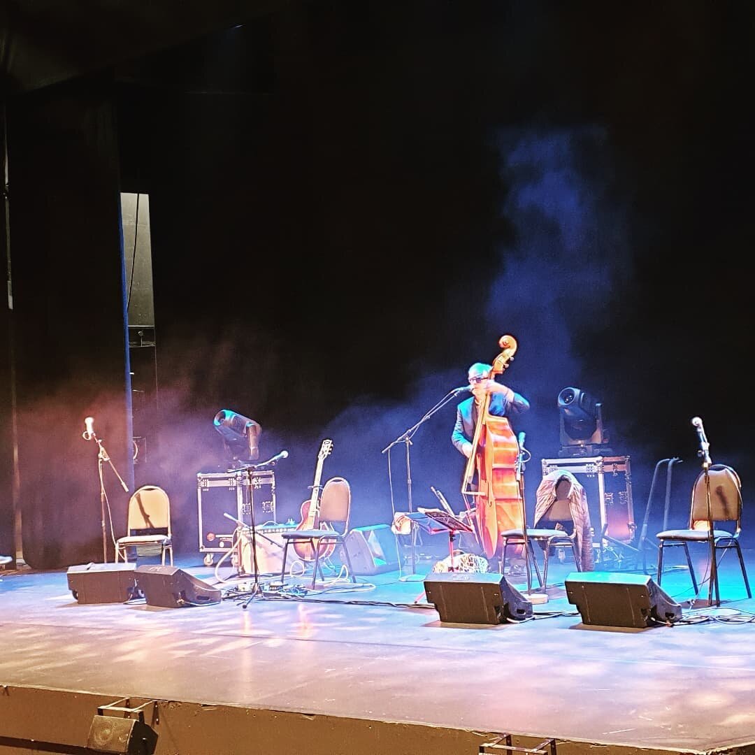 Beautiful venue for tonight's concert!! 
The lovely Salisbury Playhouse....yay!

#trumpet 
#accordion 
#doublebass 
#guitar 
#vocals
#livebeautifulmusic