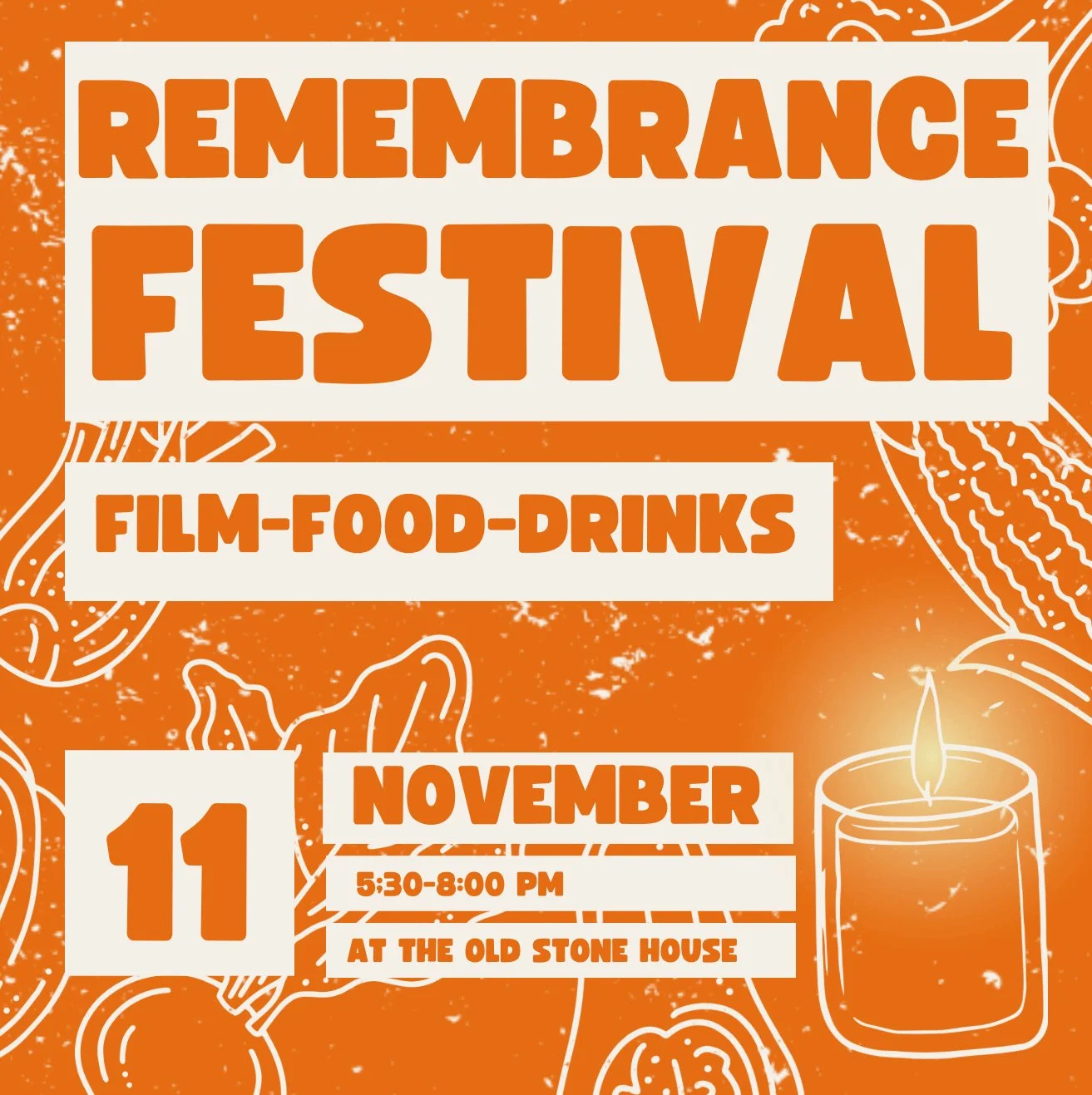 Special Remembrance Event Saturday 11/11/23 5:30pm at The Old Stone House of Bklyn