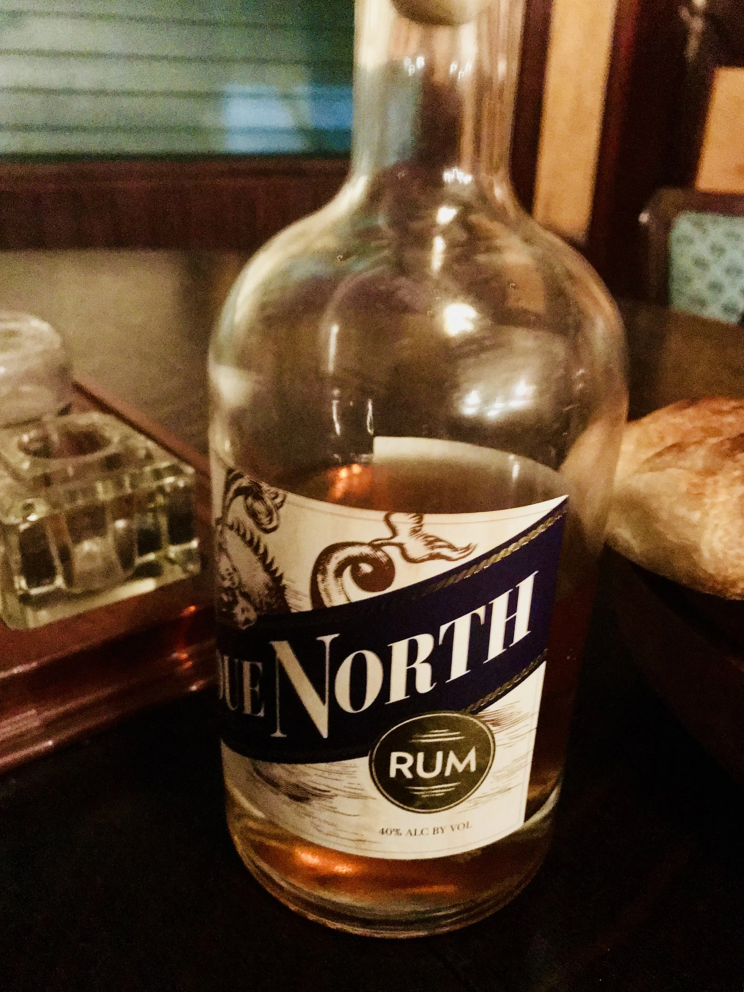 RUM_ TFG's talk and tasting on the ship at Southstreet Seaport_Black Gotham Due North bottle solo IMG_7705.jpg