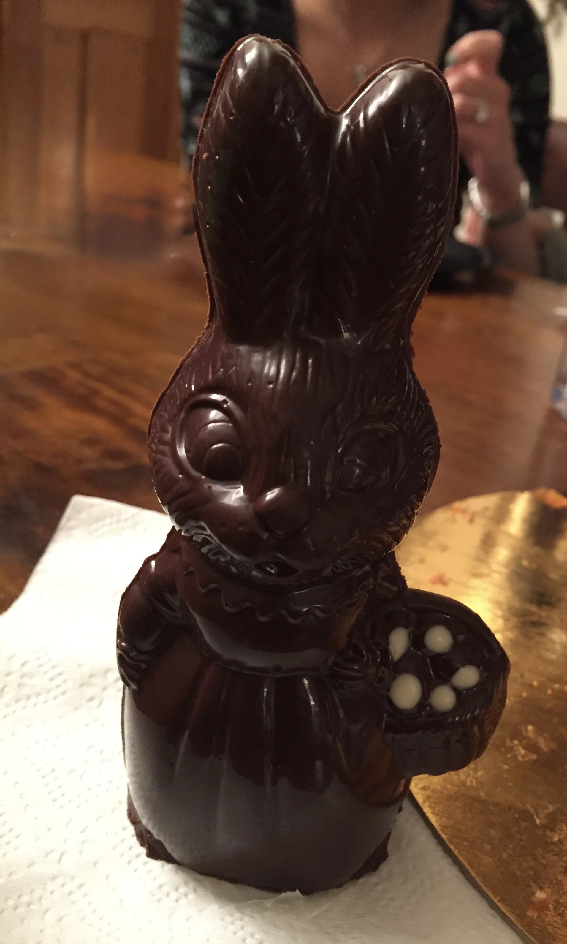 EASTER_chocolate bunny on HJ's dining table_ IMG_4376.jpg