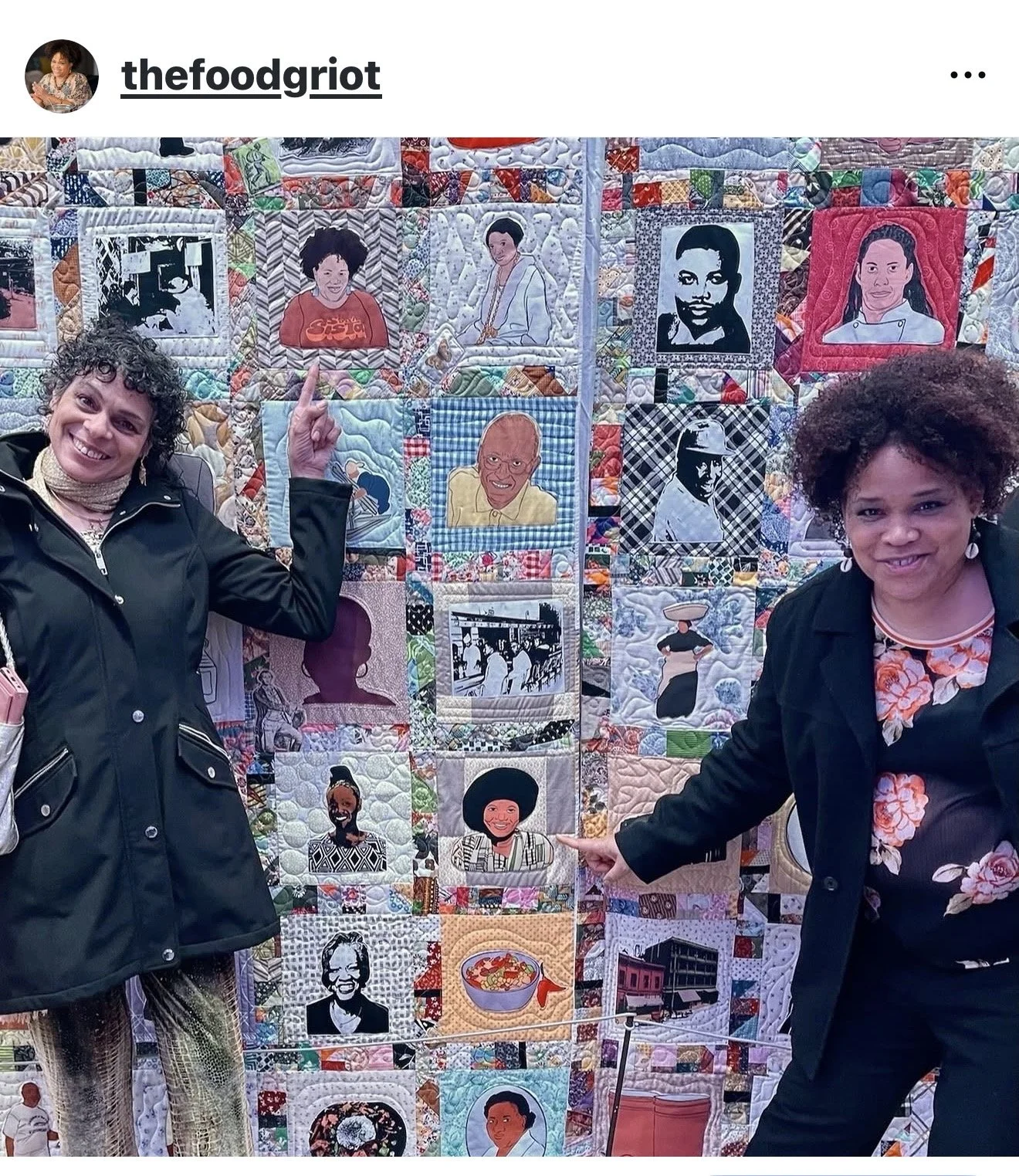 Vertamae Smart-Grovsner MOFAD quilt panel with her daughter Chandra IMG_4011.jpg