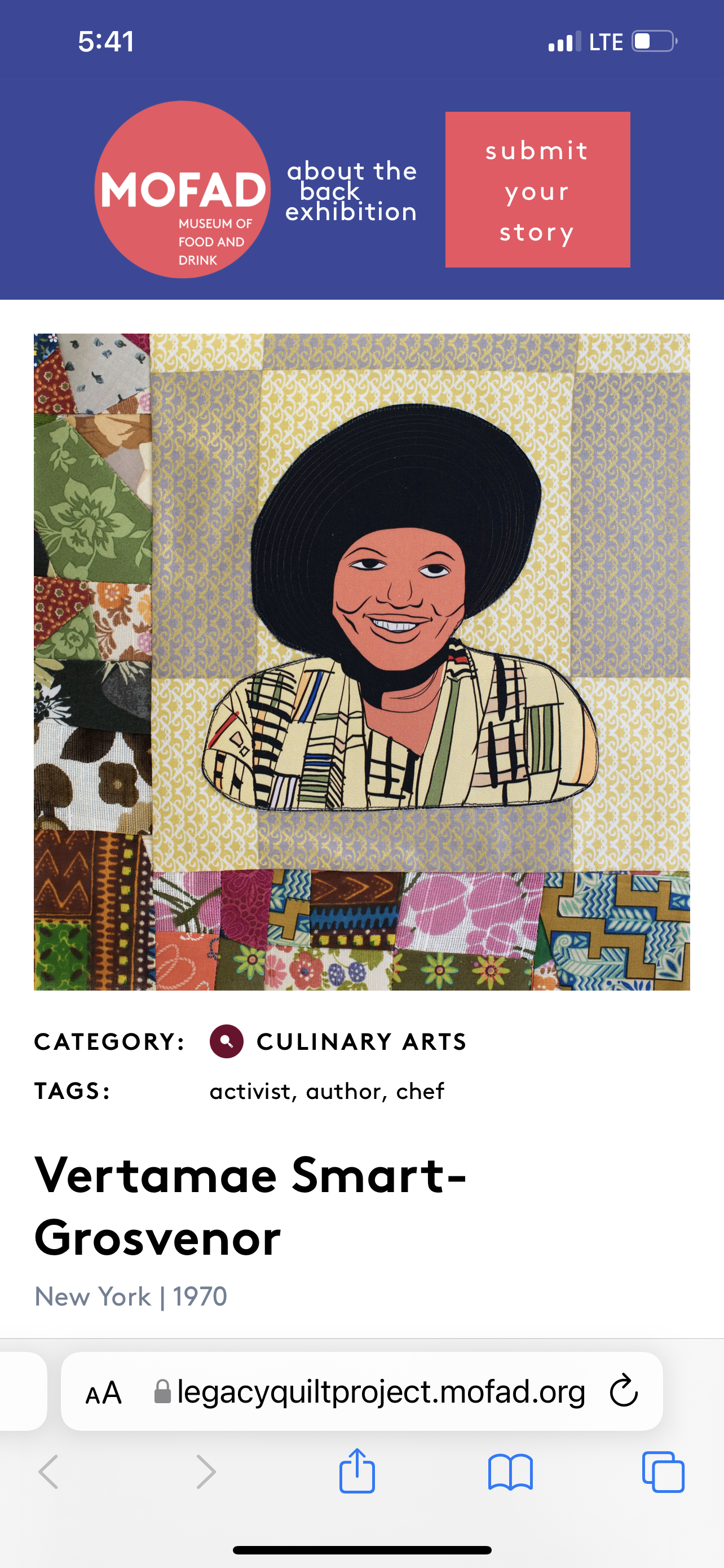 Vertamae Smart-Grovsner MOFAD quilt panel pic_April 4th birthday IMG_0594 2.PNG