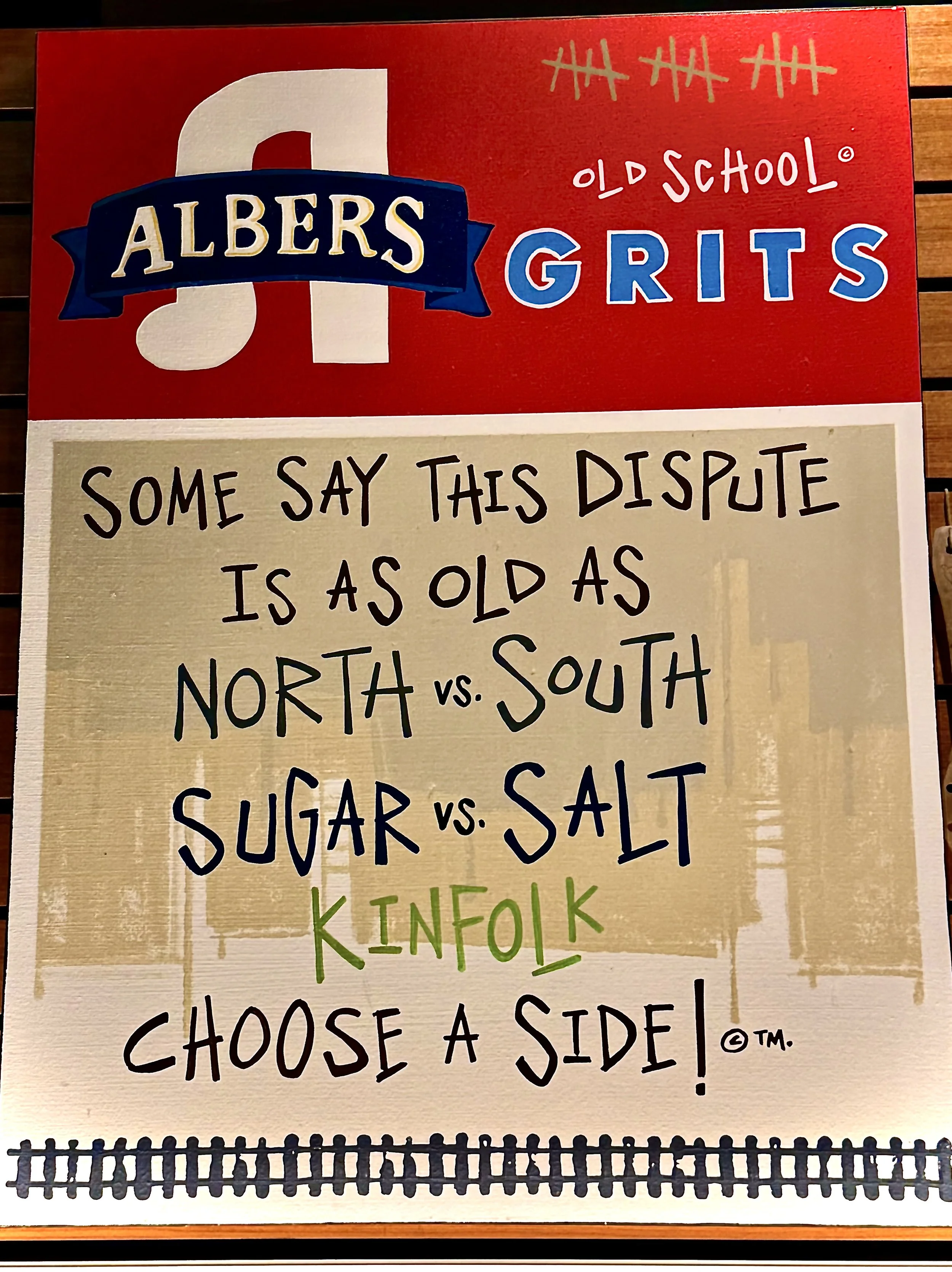 GRITS_Albers Old school sign re sugar or salt  in LA black owned restaurant in LAIMG_5815.jpeg
