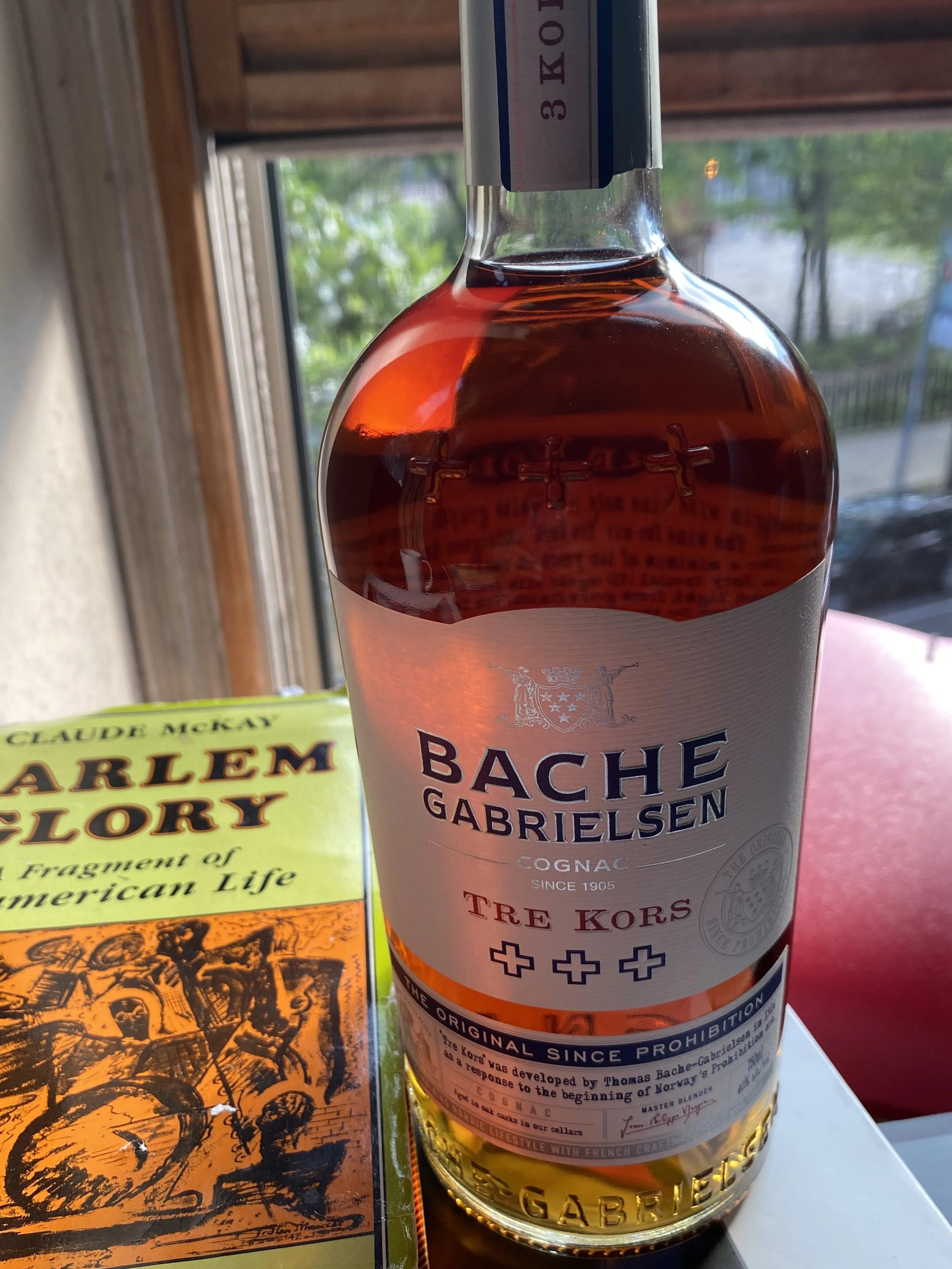 Cognac_BACHE bottle next to Harlem GloryIMG_9632.jpeg
