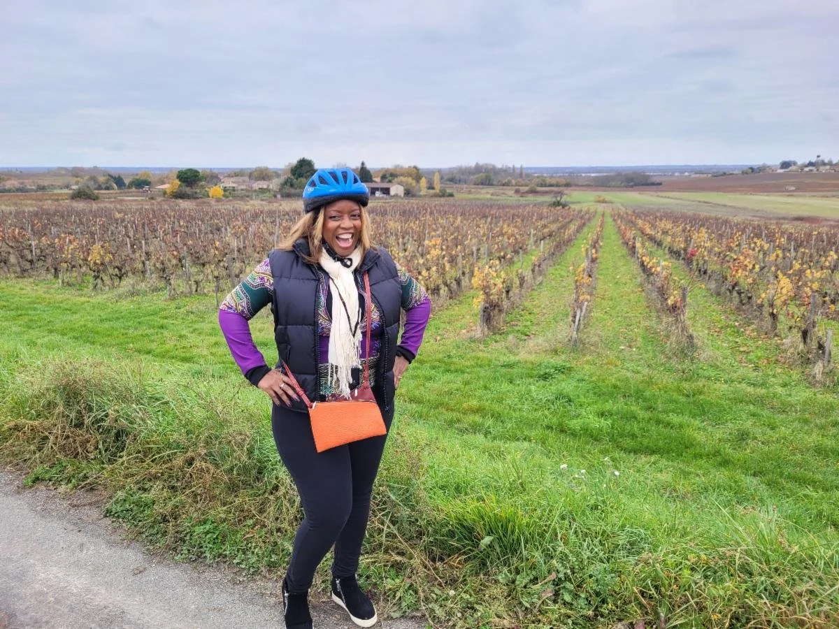 Gai in a vineyard in France IMG_7780.JPG