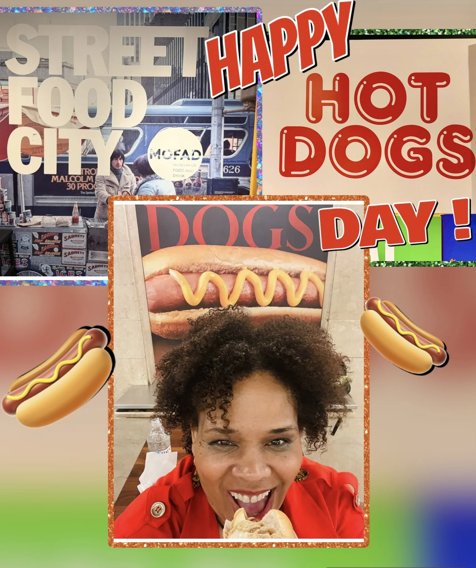 🌭Hot Dog Day's on July 15th this year 🌭... [+ you'll see a quirky homage of sorts Inside 👇🏾]