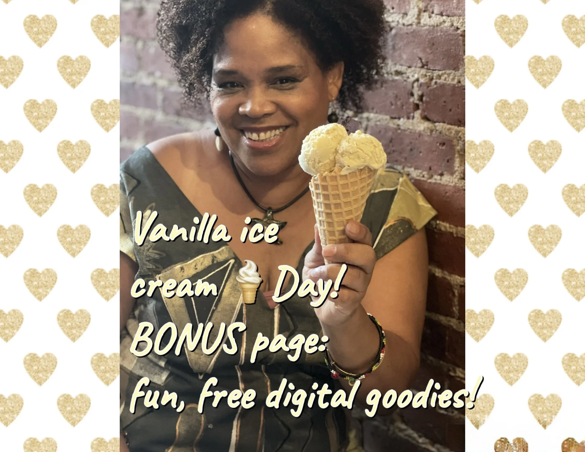 🪄✨Voilà✨! Welcome To The "Vanilla Ice Cream 🍦 Day VIP Vault” 
