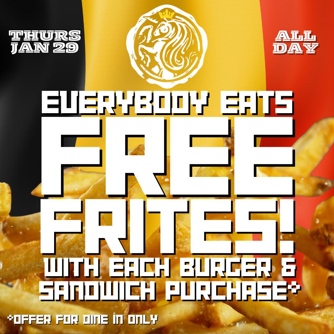 EVERYBODY EATS FREE FRITES