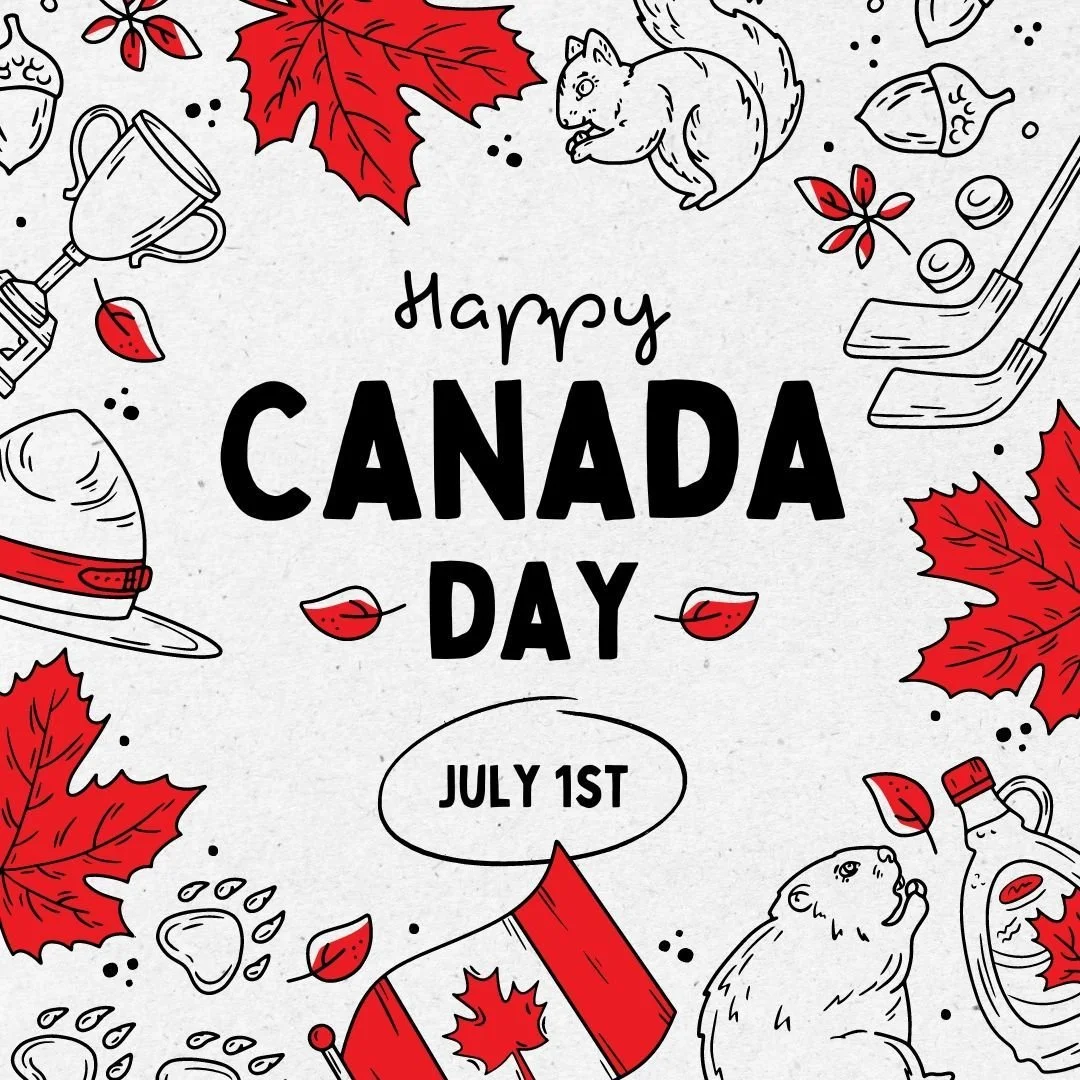 Happy Canada Day, eh!  Let's celebrate the true north strong and free with pride, gratitude, and a whole lot of maple syrup! From coast to coast, may the spirit of unity and diversity shine bright today and always. Wishing everyone a fantastic Canada