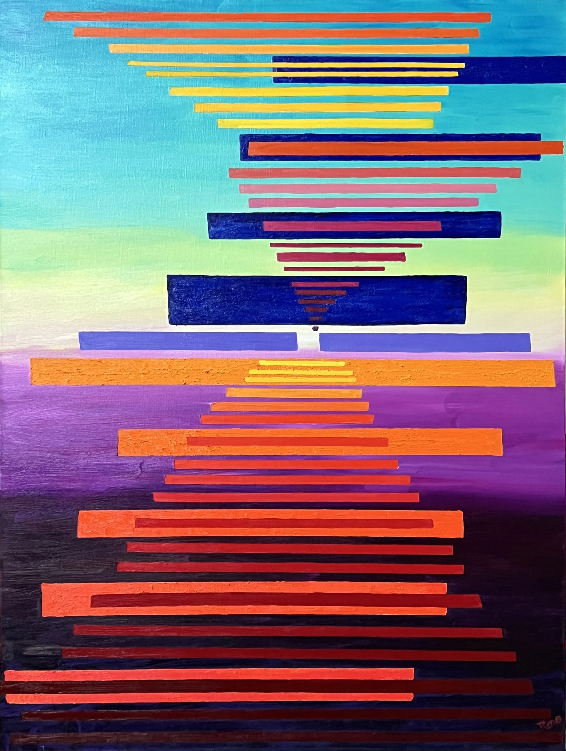 2, Dissonance - 40x30", Oil on Canvas