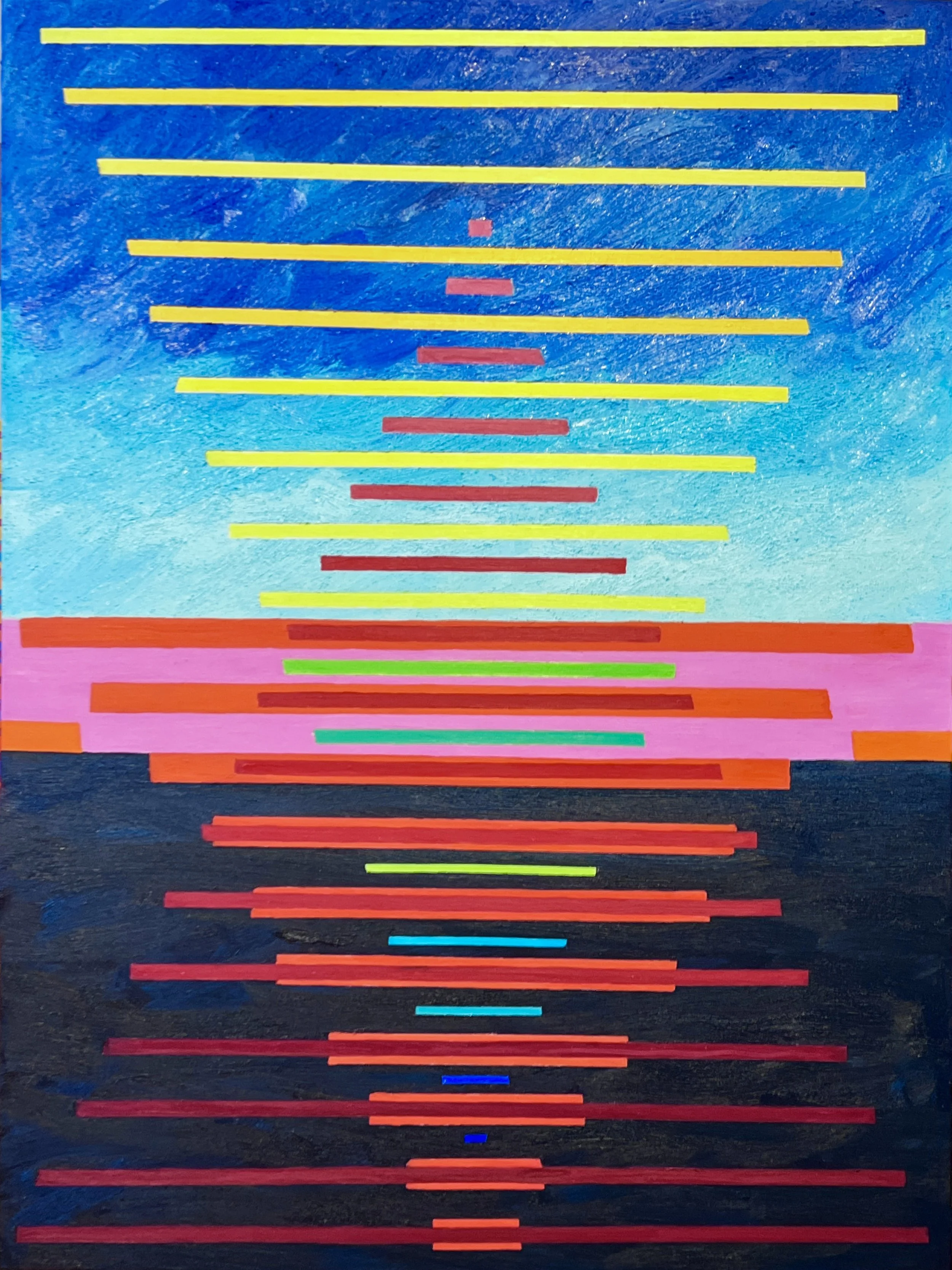 6a, IMPOMPTU-IV - 40x30", Oil on Canvas