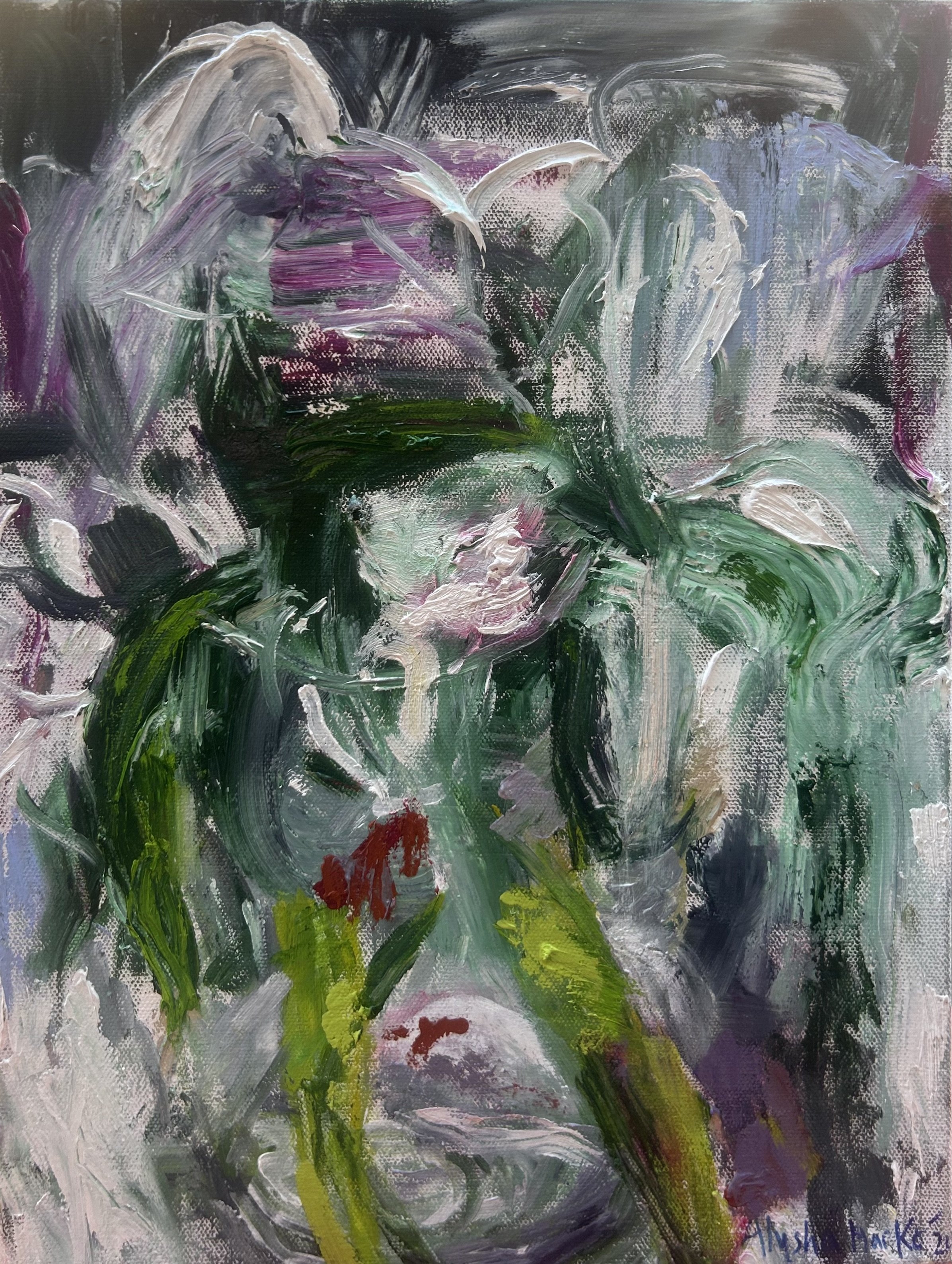 Armory Flowers, 2024 Oil on Canvas 16 x 12 inches