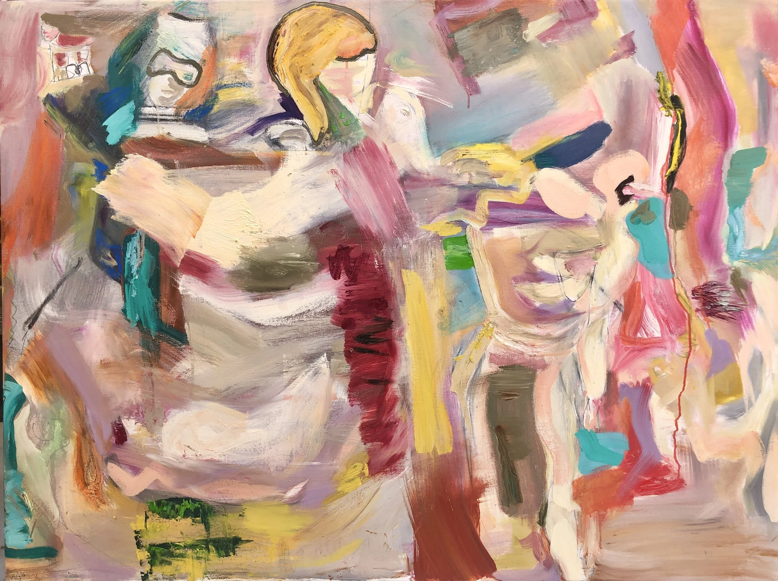 Wings. 36 x 48 inches, oil on canvas