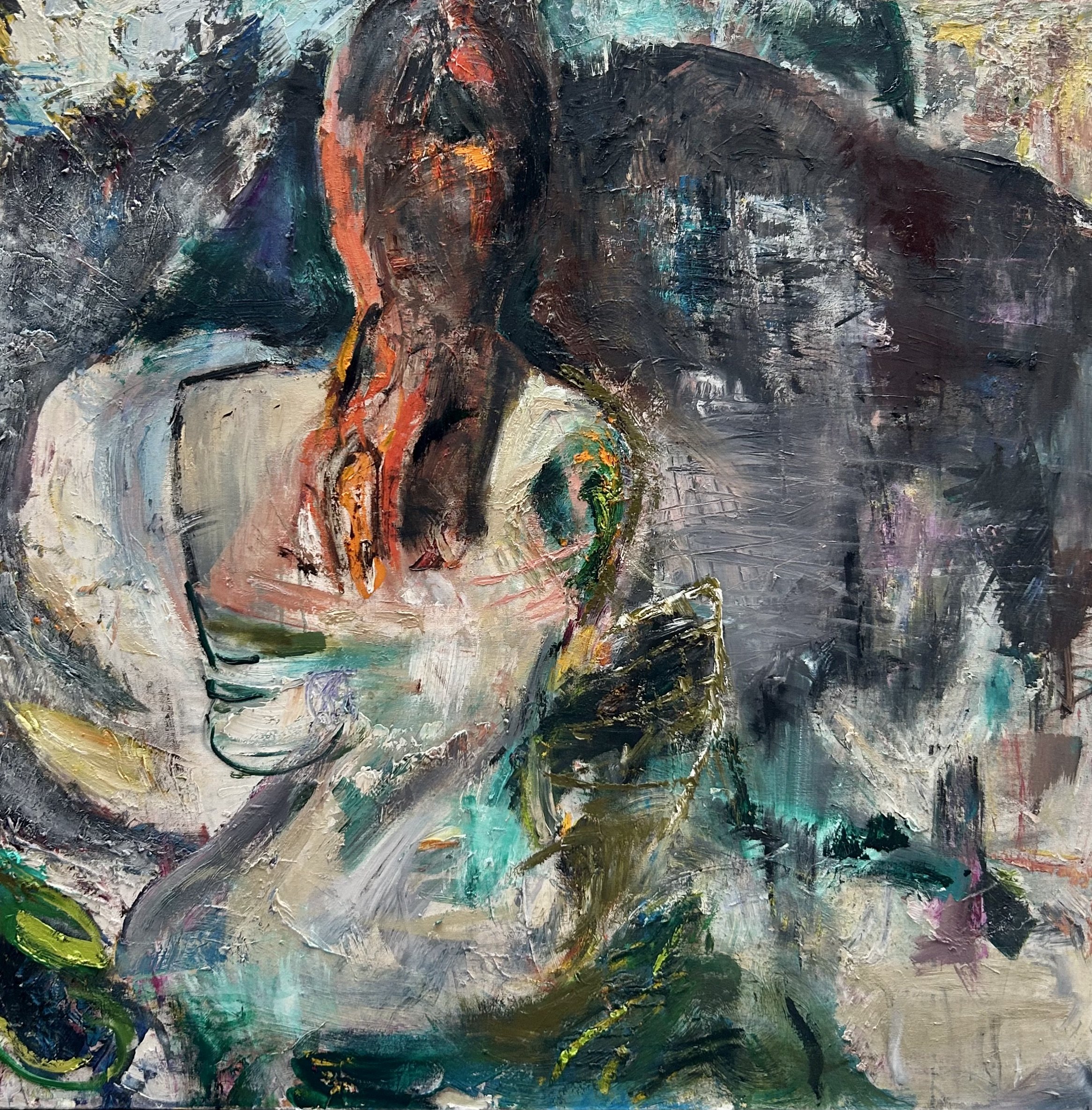 Untitled, 2024 Oil on Canvas 48 x 48 inches