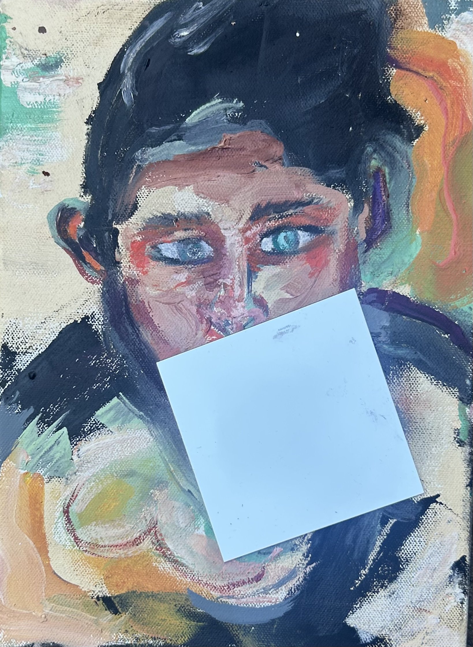 Inner Speech
Oil on Canvas, 12 x 9 Inches 2024