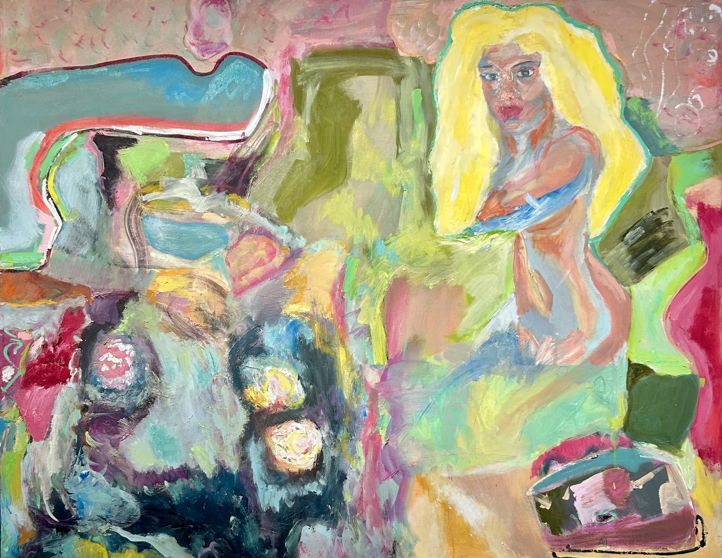 On the Edge
Oil on Canvas, 37 x 47 Inches 2024