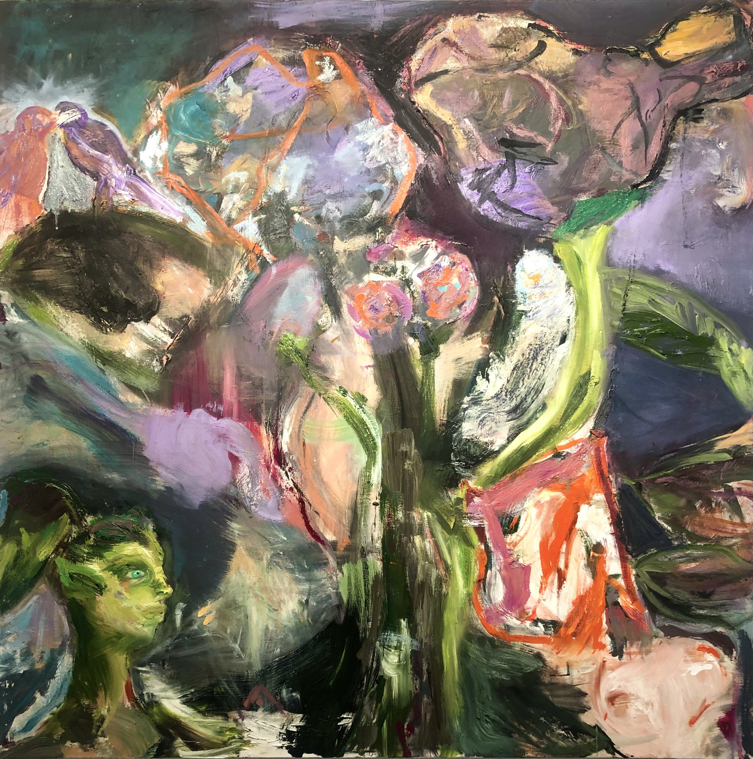 Wildflowers
Oil on Canvas, 48 x 48 Inches 2024