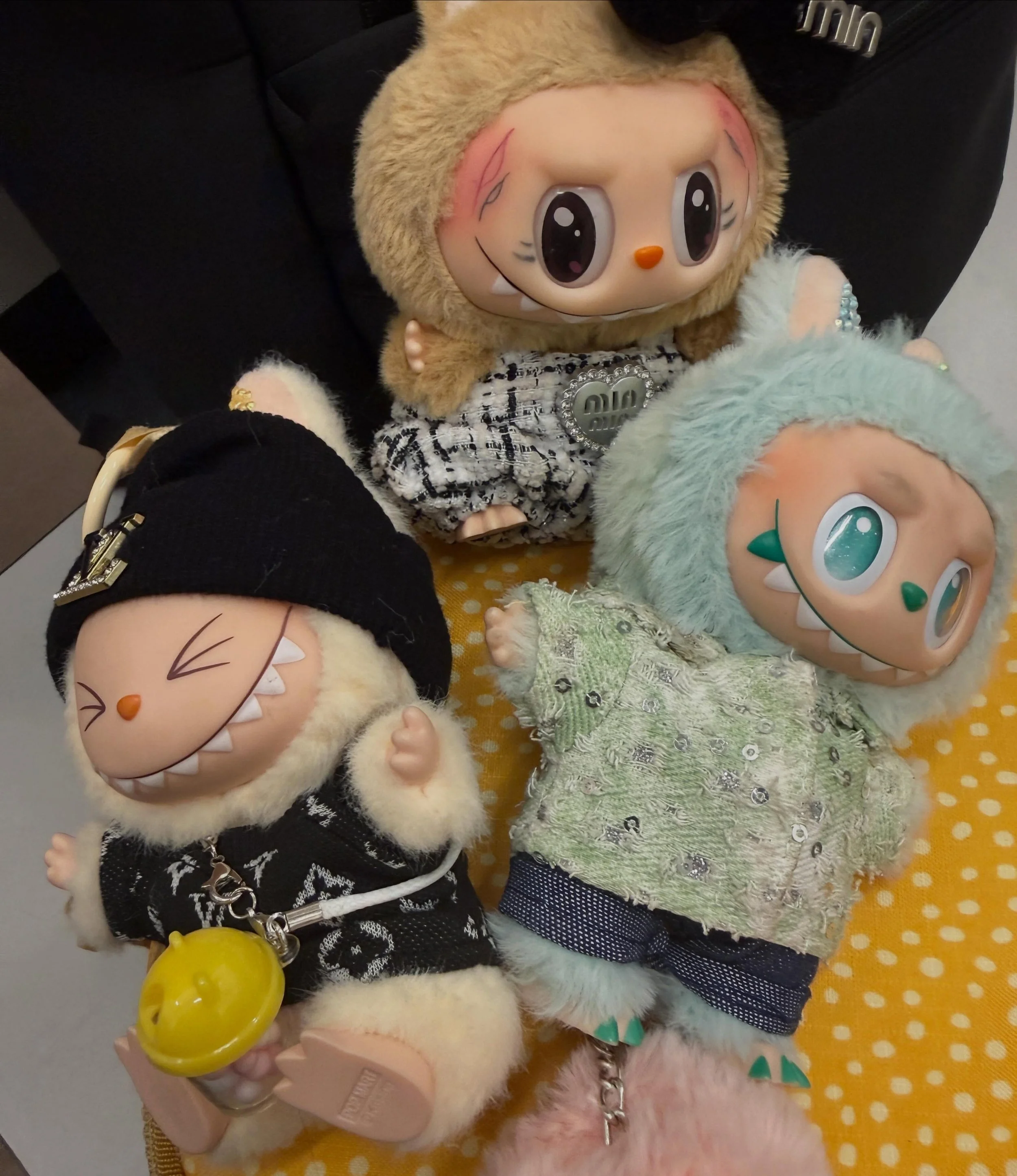 My Labubus came to work with me today! They had a great time🤩

#makeinspireshare 
#labubu
