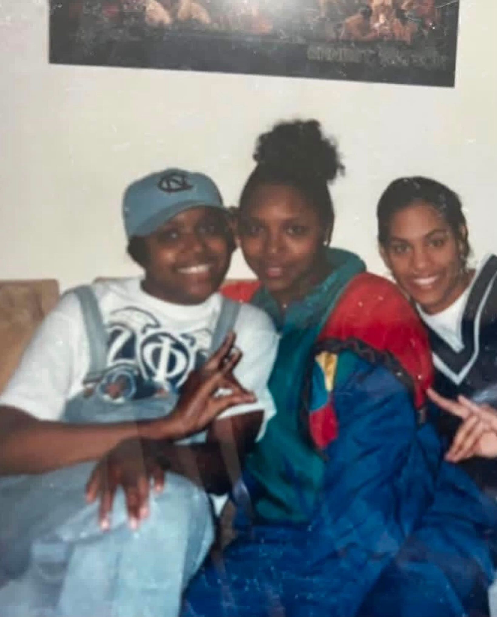 Look at me and 2 of my line sisters. 
#1 IMBAOT &amp; #5 BARBIE. My line sister @thomasinacalhoun8 posted this pic on Facebook and I had to repost here!

We were babies in the photos. Neos in Zetaland. Shout out to @towson_ymzetas who made us. And sh