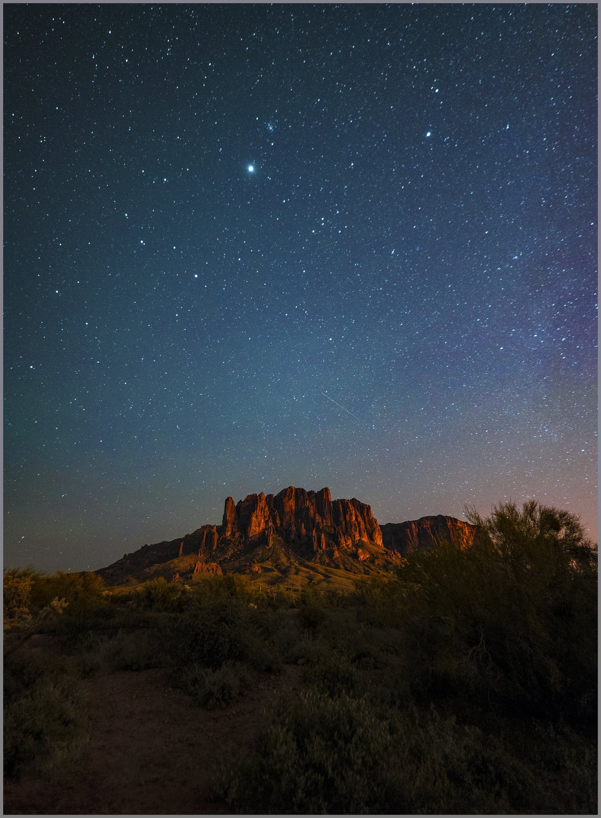 Saturn Over the Superstitions