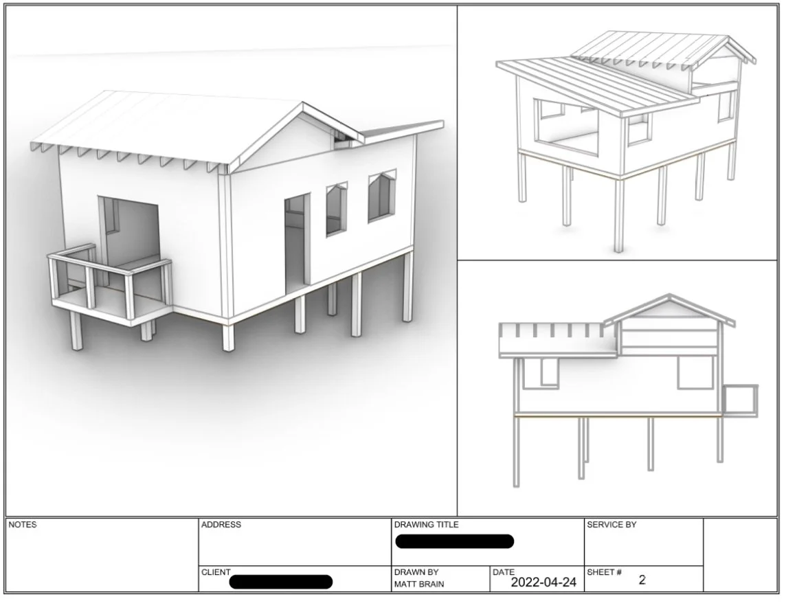 Outbuilding roof concept 1