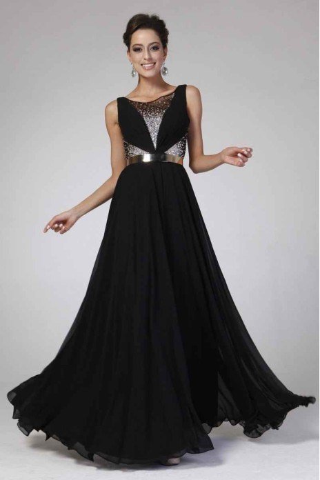 Cinderella Divine JC4090-Beaded Satin Sheath A-Line Dress