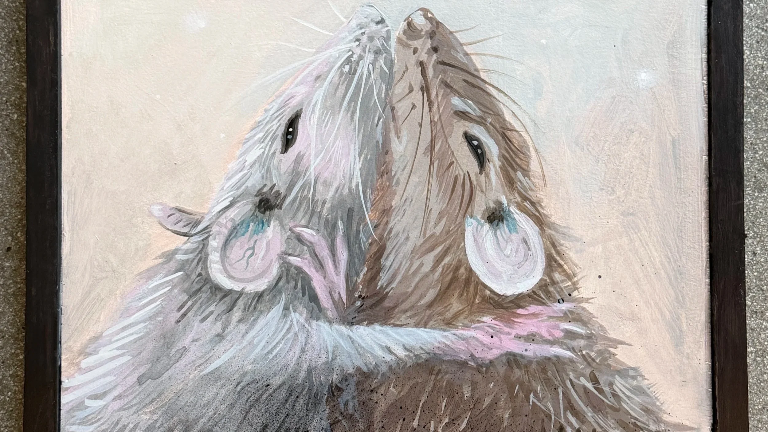 Rat Love Art Original Los Angeles DTLA