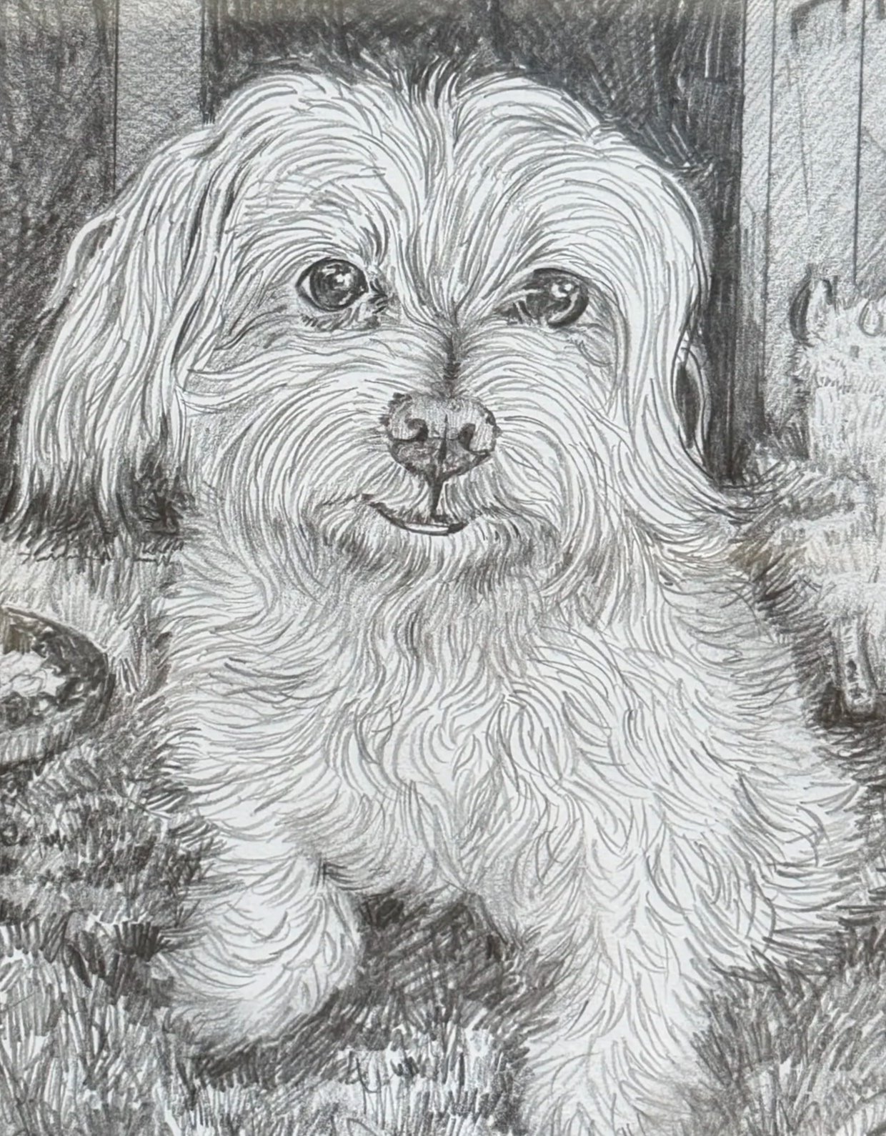 Custom Dog Portrait Melo DTLA Art Original 