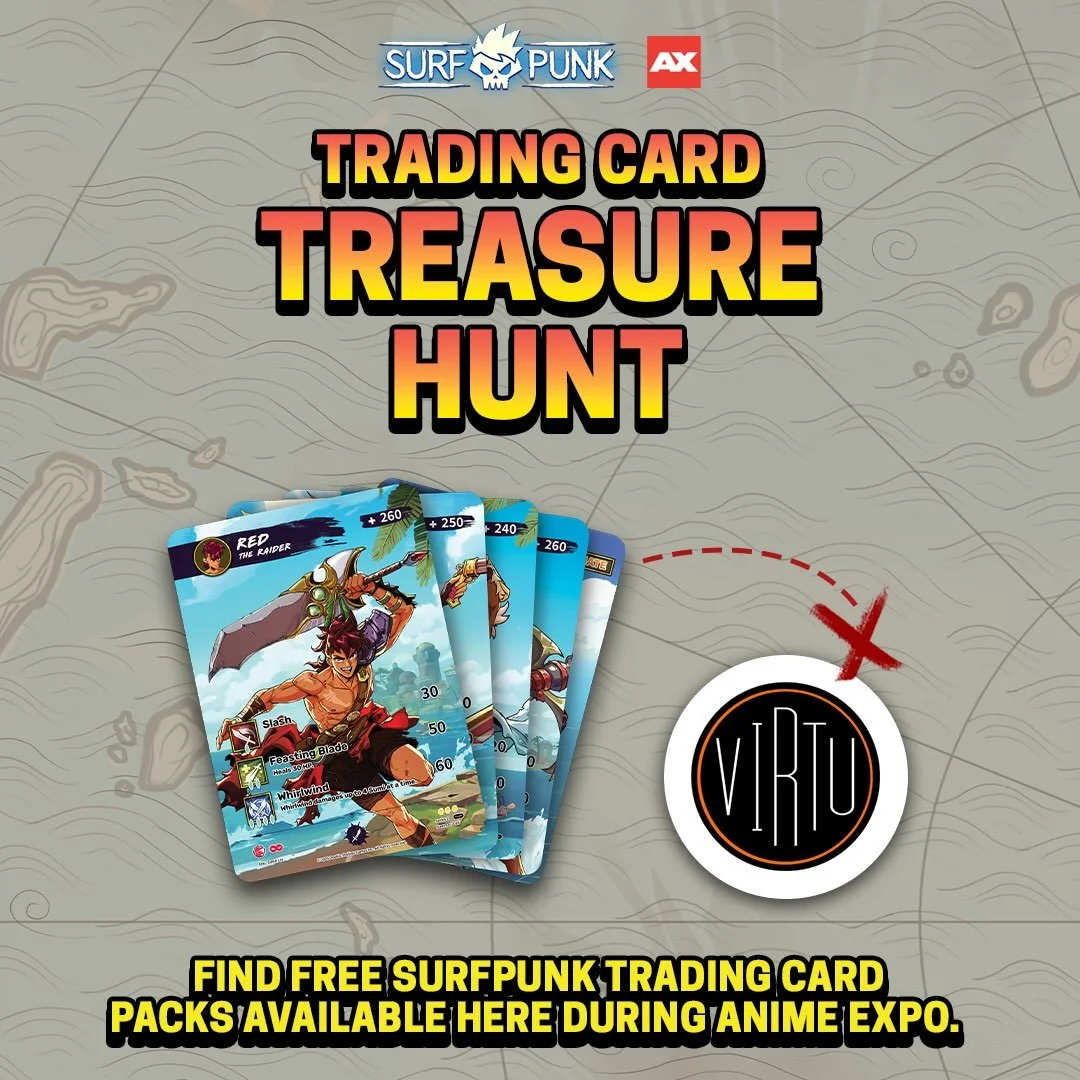 The treasure hunt is on 🏴&zwj;☠️!

We&rsquo;re excited to team up with @dblstallion for Surfpunk, an upcoming 1&ndash;4 player co-op Surf &rsquo;n Slash ARPG where you and your crew raid islands, battle monsters, and collect loot &ndash; just in tim