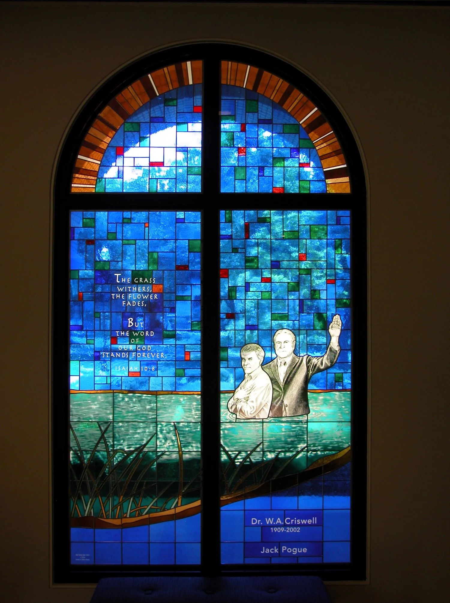  Stained/Photo-etched glass, 2013, design by Debora Young, portraits by Deran Wright 