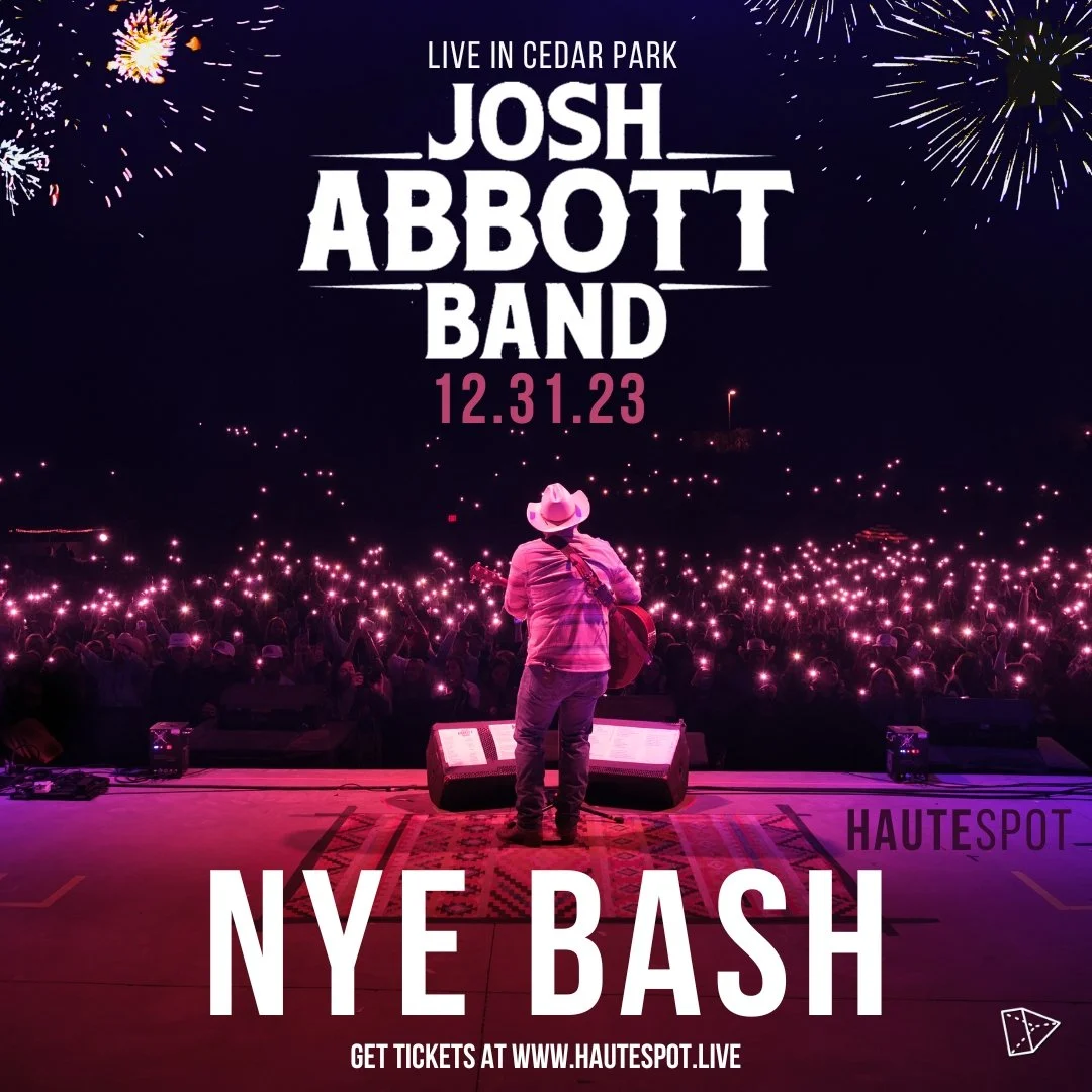 Josh Abbott Band New Year's Eve Show Live in Cedar Park, Tx at Haute