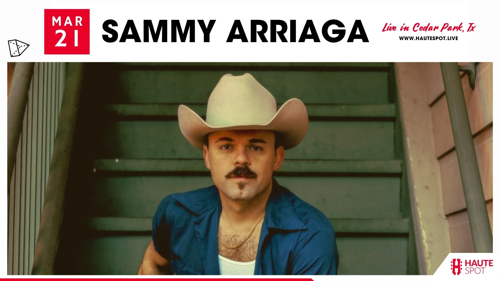 Sammy Arriaga at Haute Spot graphic