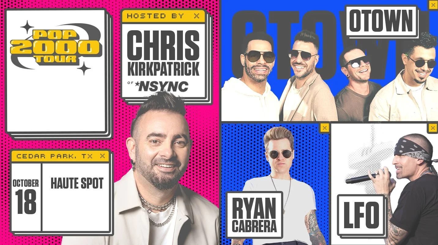 Pop 2000 Tour ft Chris Kirkpatrick of ‘NSYNC, OTOWN, RYAN CABRERA &amp; LFO