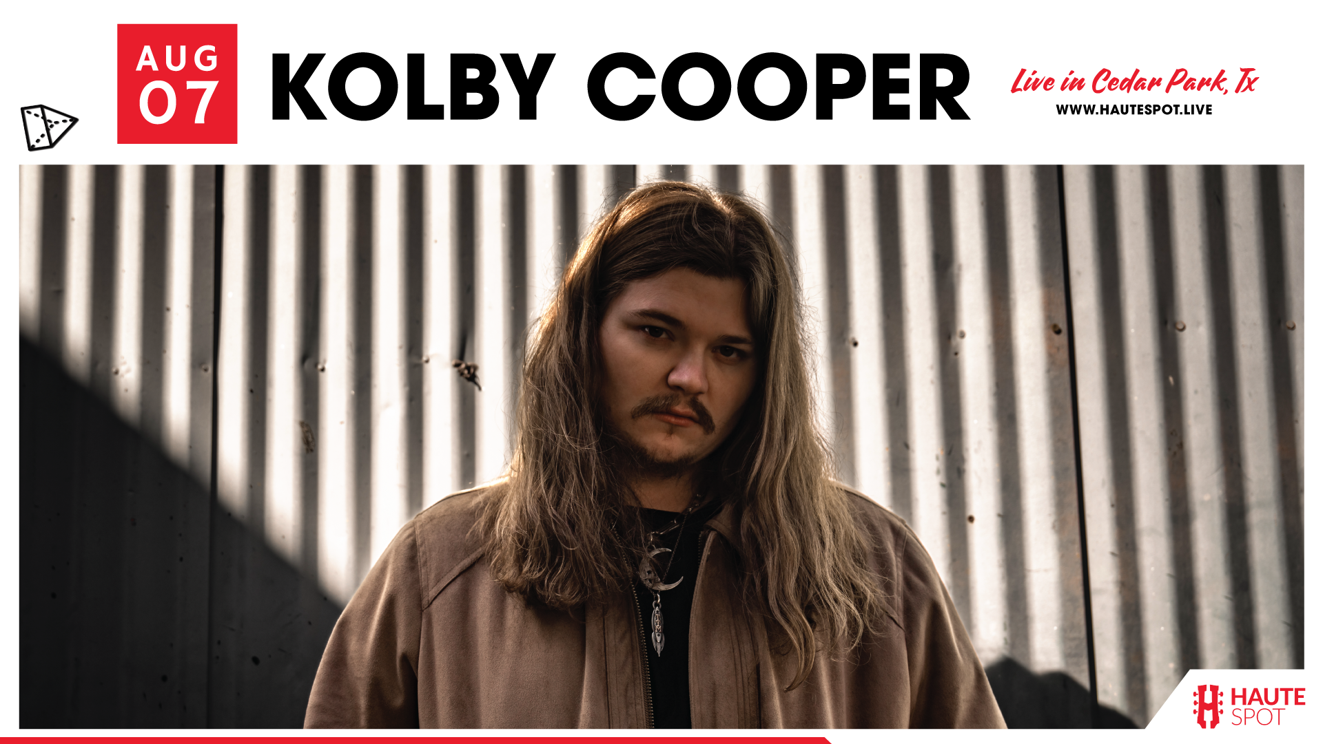 Kolby Cooper Live at haute spot graphic