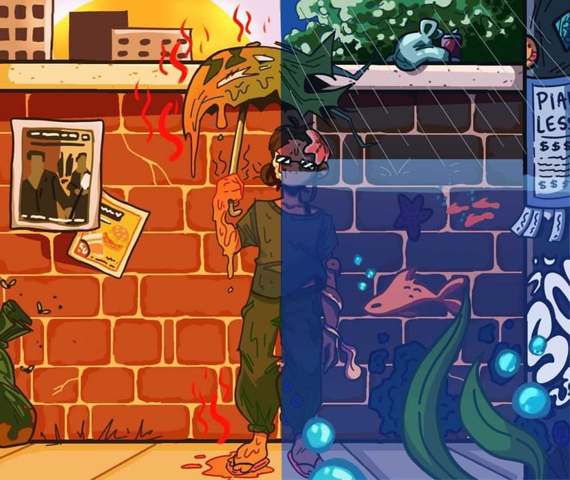 "Cowa-Bummer" - Carmen D. @squiddcakes