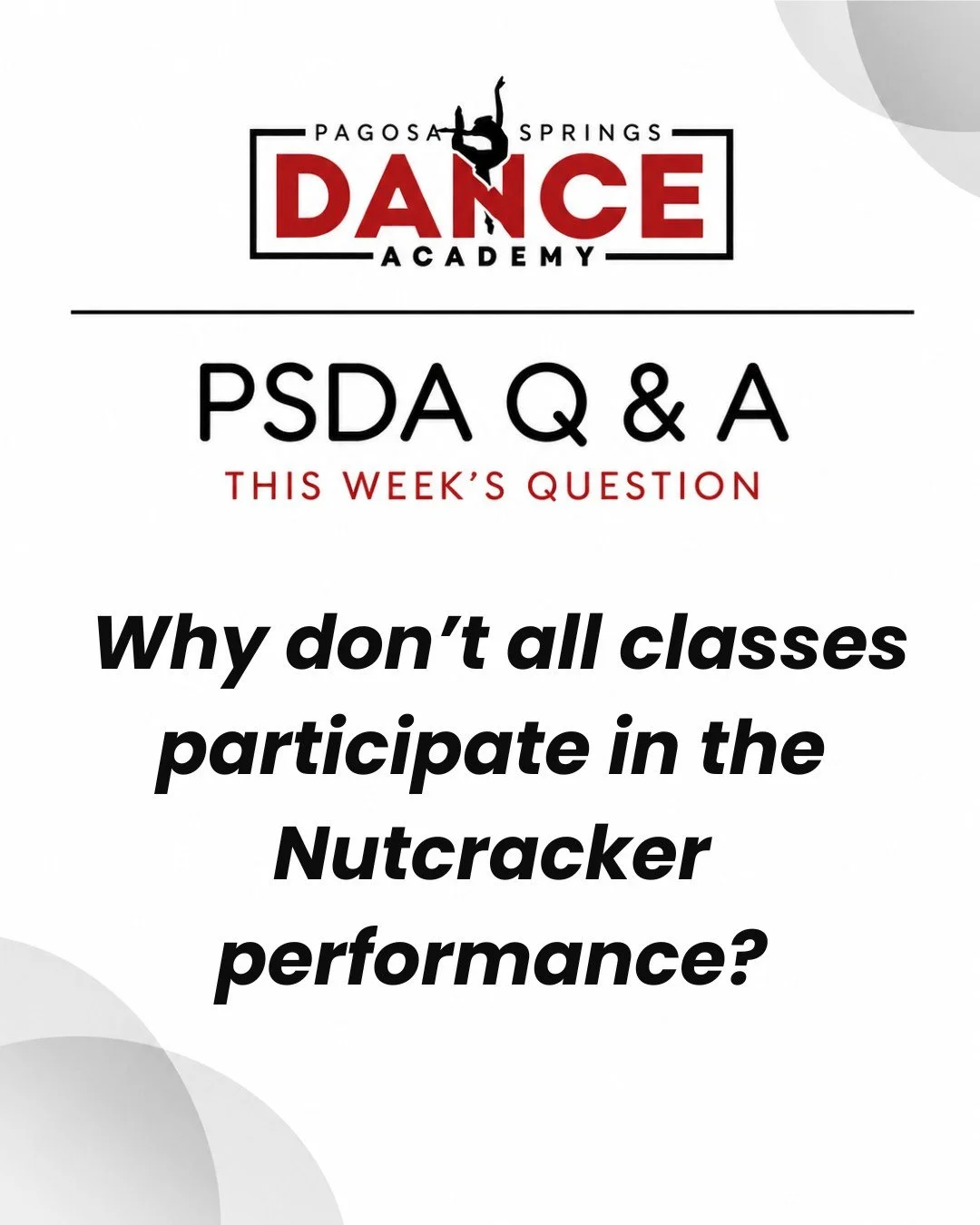 Have a question you&rsquo;d like answered? Chances are, someone else is wondering the same thing! 💬

Send us a DM, or submit an anonymous question through the Questions &amp; Feedback form on our website. Your question could be featured in a future 