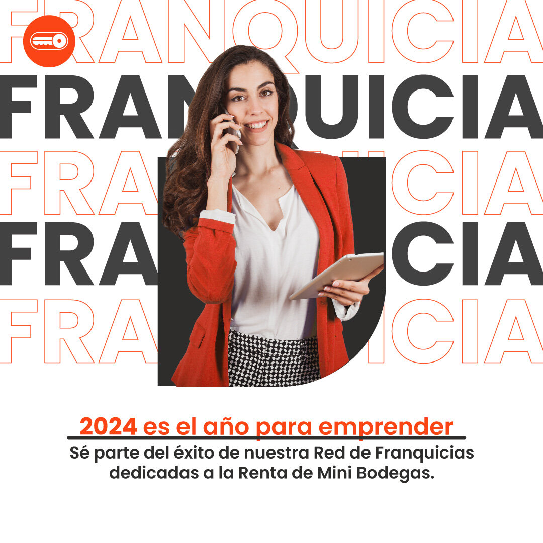 Da un paso hacia el &eacute;xito financiero enel 2024.
Convi&eacute;rtete en franquiciatario de nuestras mini
bodegas.Visita el siguiente enlace para conocer los beneficios al
unirte a la red de Franquicias m&aacute;s grande de M&eacute;xico.
.
.
.
#