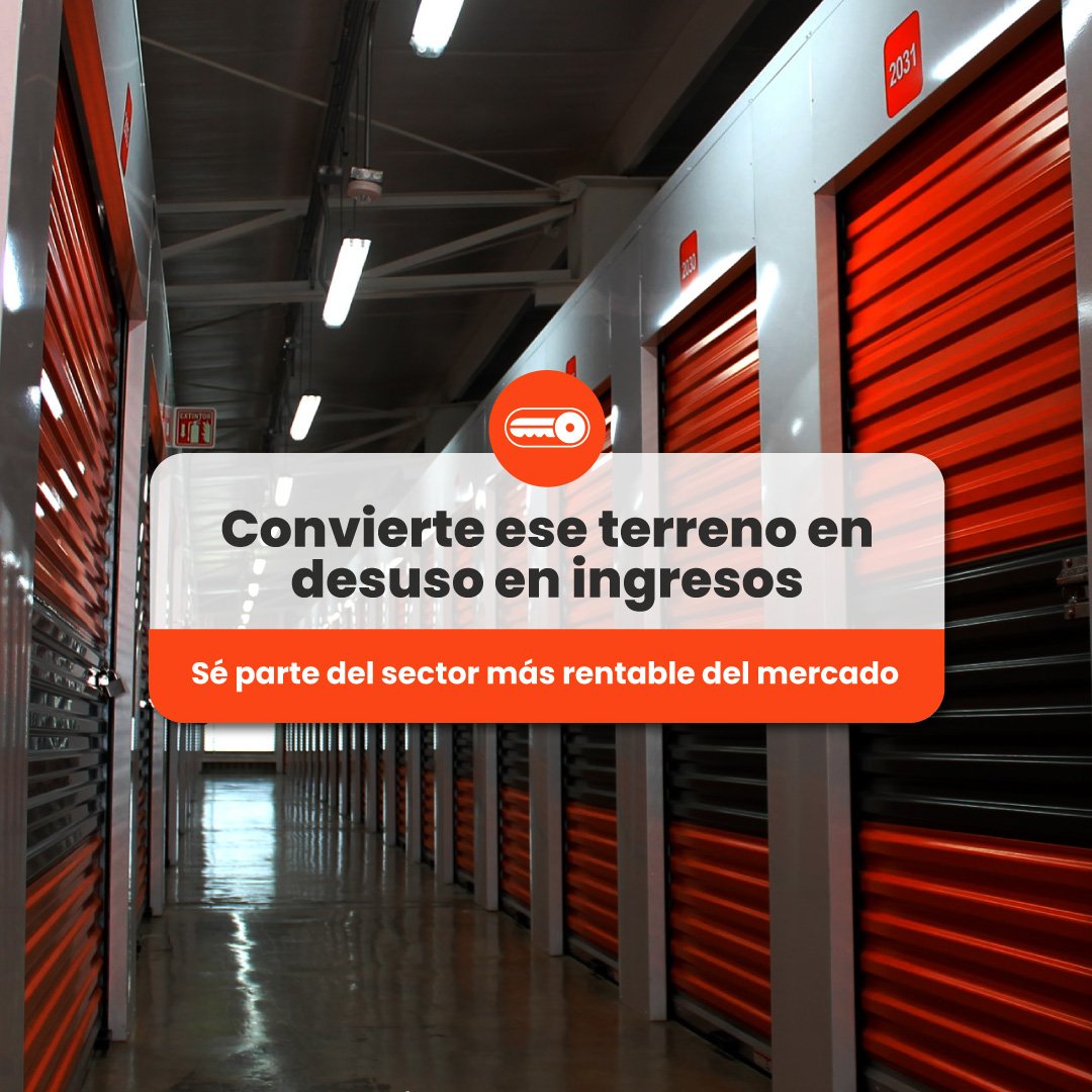 Transforma aquel terreno en desuso en ingresos constantes. 
&Uacute;nete a nuestra red de Franquicias dedicadas a la renta de Mini Bodegas, un negocio rentable y en crecimiento en M&eacute;xico.
.
.
.
 #modelodenegocioexitoso #franquiciainmobiliria #