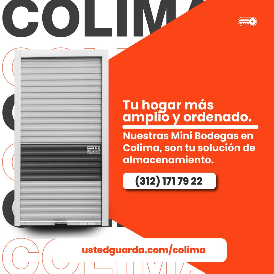 Tu hogar m&aacute;s amplio y ordenado. Encuentra la soluci&oacute;n ideal de almacenamiento en nuestras Mini Bodegas en Colima.
Visita nuestro sitio y descubre, costos, medidas, promociones.
.
.
.
#colima #selfstorage #minibodegas #renta