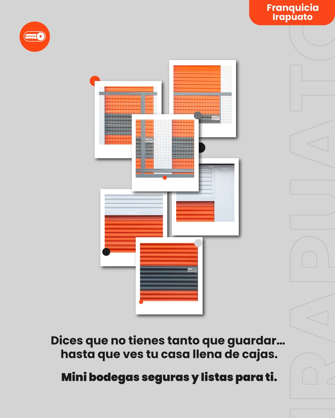 Dices que no tienes tanto que guardar&hellip; hasta que ves tu casa llena de cajas. 😅 
&iexcl;No te preocupes! Nosotros te damos ese espacio que necesitas en nuestras Mini Bodegas en Irapuato, Guanajuato.
Y t&uacute; &iquest;ya sabes que vas a guard