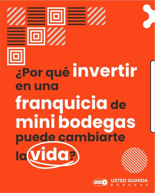 💼&iquest;Quieres una inversi&oacute;n que cambie tu vida?💼 

Con Bodegas Usted Guarda, generar&aacute;s ingresos constantes gracias a su alta demanda todo el a&ntilde;o. Respaldados por a&ntilde;os de experiencia y un sistema optimizado, nuestro eq